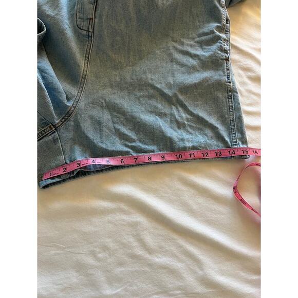 Madewell Women's Denim Utility Romper in Fitzgerald Wash Large - Picture 14 of 14